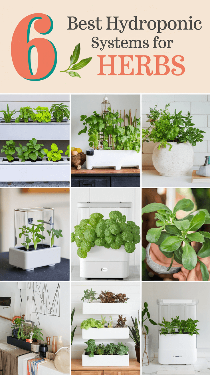 6 Best Hydroponic Systems for Herbs: Grow Your Own Fresh Flavor