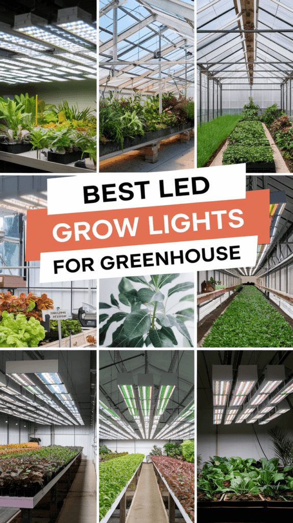 best led grow lights for greenhouse