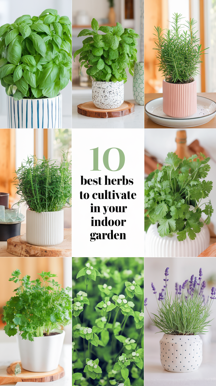 10 Best Herbs to Cultivate in Your Indoor Garden - Smart Plant Store